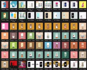 Gambar 3. Sebagian kecil katalog desain Cuztoom