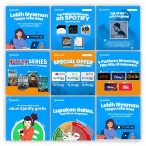 Gambar 1. Tampilan awal portofolio Akunn.com