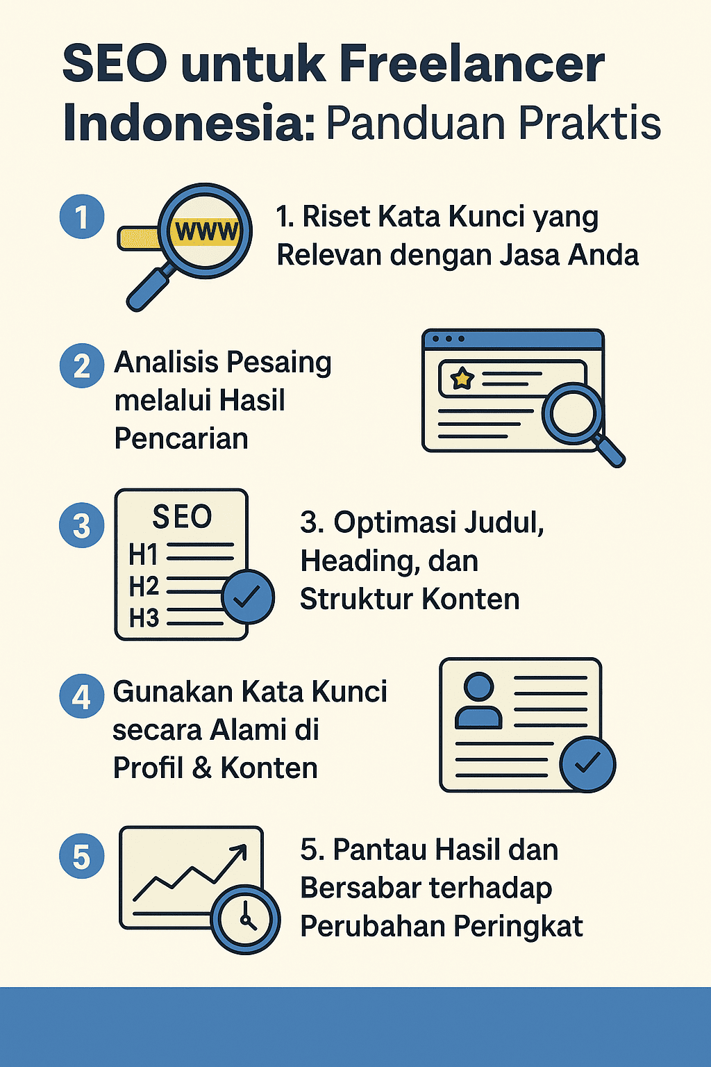 Infografis SEO untuk Freelancer Indonesia: Panduan Praktis