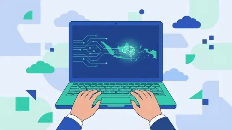 adopsi ai di indonesia - ilustrasi konsep utama