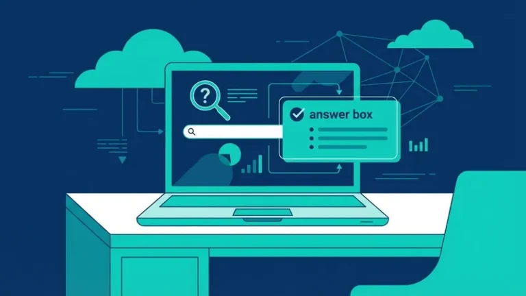 AEO answer engine optimization - ilustrasi konsep utama