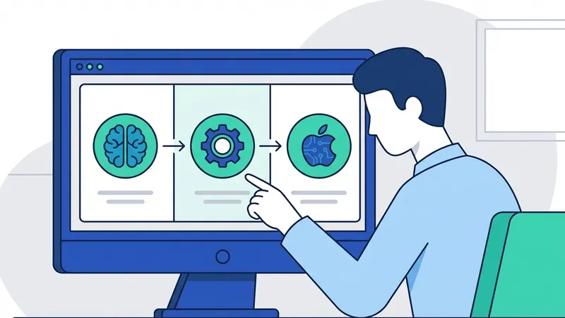 Ilustrasi chip Neural Engine Apple, menunjukkan kompleksitas teknologi AI di balik layar