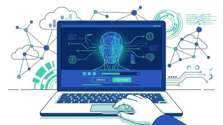 ai avatar - ilustrasi konsep utama