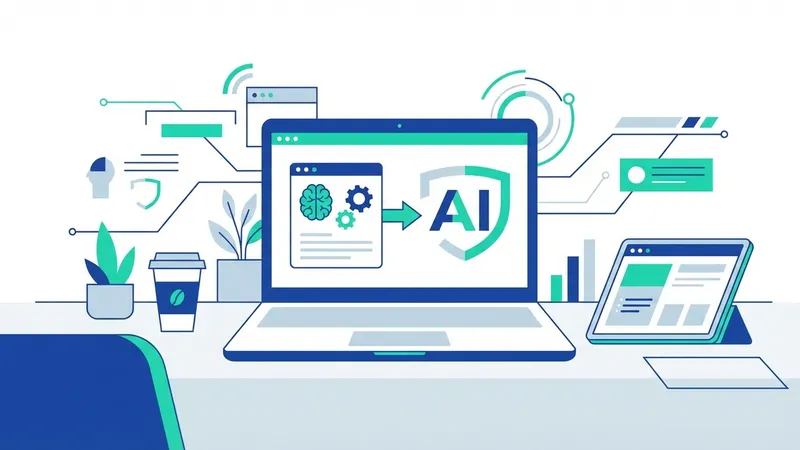 Ilustrasi AI Mendesain Logo Modern dan Kreatif