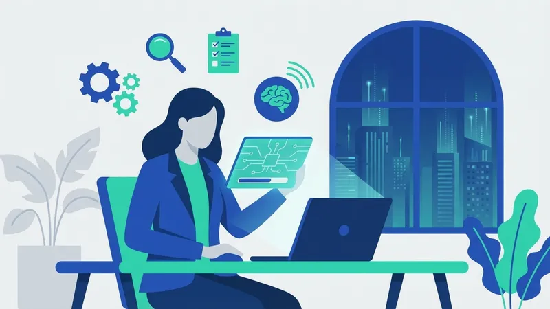 Ilustrasi masa depan AI detection dengan watermarking digital dan analisis multimodal