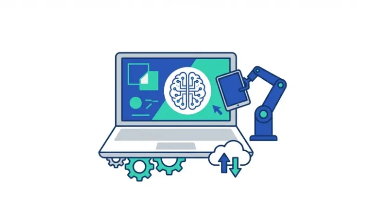 ai kecerdasan buatan - ilustrasi konsep utama