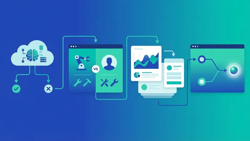 Grafik pertumbuhan dan inovasi AI yang menunjukkan masa depan