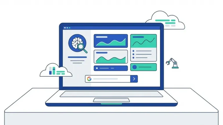 ai overview google - ilustrasi konsep utama