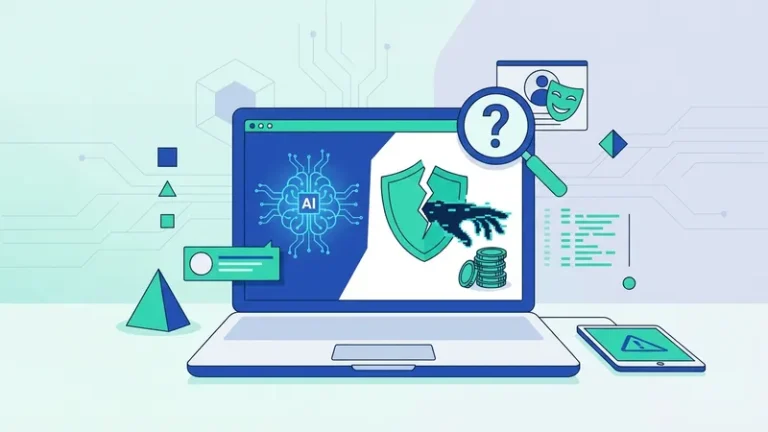 ai penipuan - ilustrasi konsep utama
