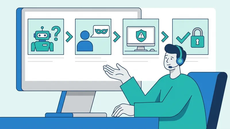 Ilustrasi deepfake, wajah seseorang yang dimanipulasi dengan teknologi AI