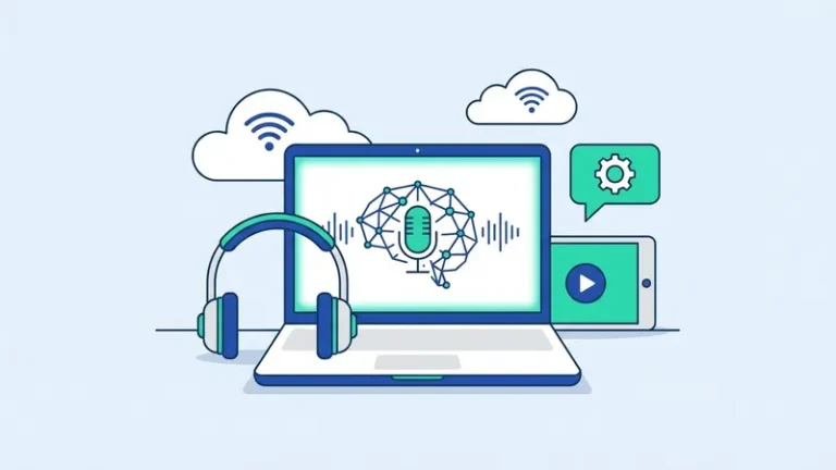 ai podcast - ilustrasi konsep utama