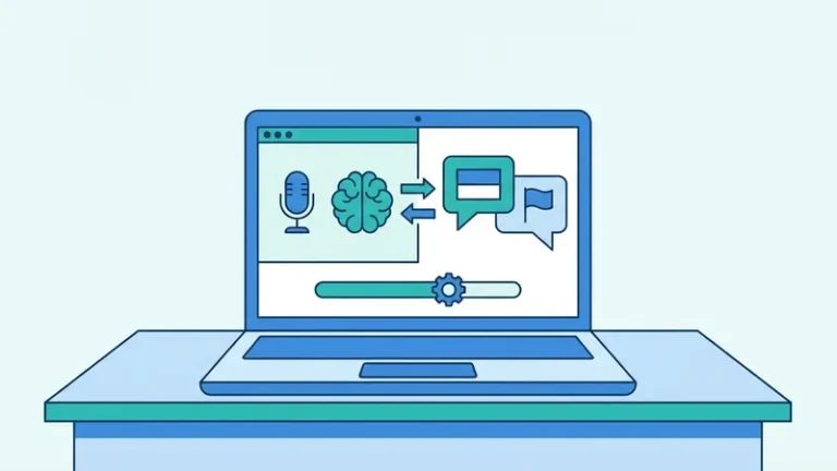 ai translator bahasa indonesia - ilustrasi konsep utama