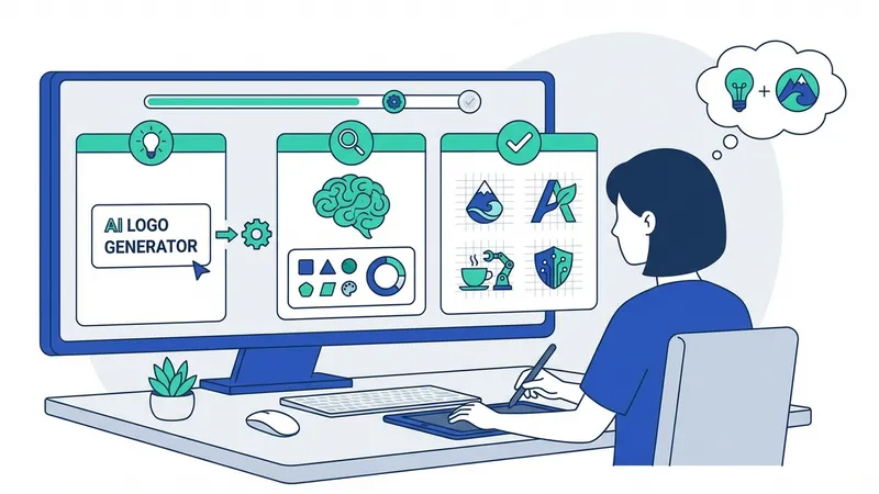 Perbandingan platform AI pembuat logo