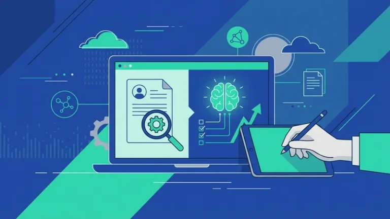 ai untuk cv lamaran kerja - ilustrasi konsep utama