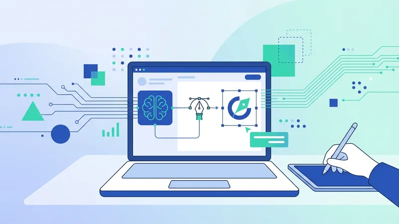 AI membantu desainer menciptakan logo dengan cepat dan efisien