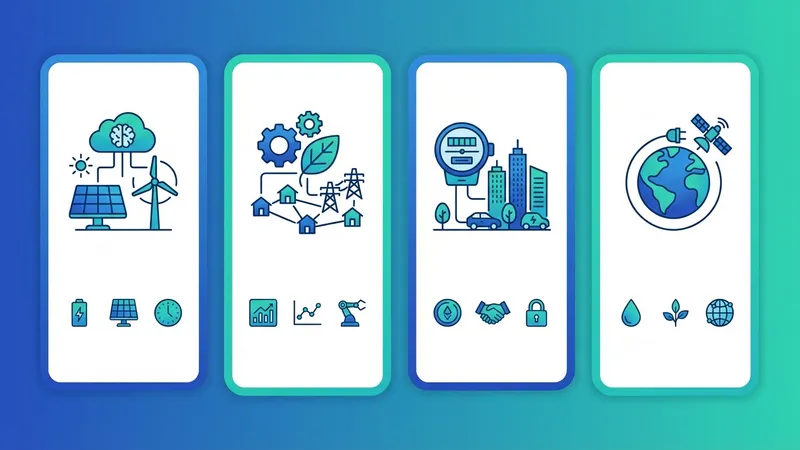 Grafik AI mengelola data penyimpanan energi dan baterai