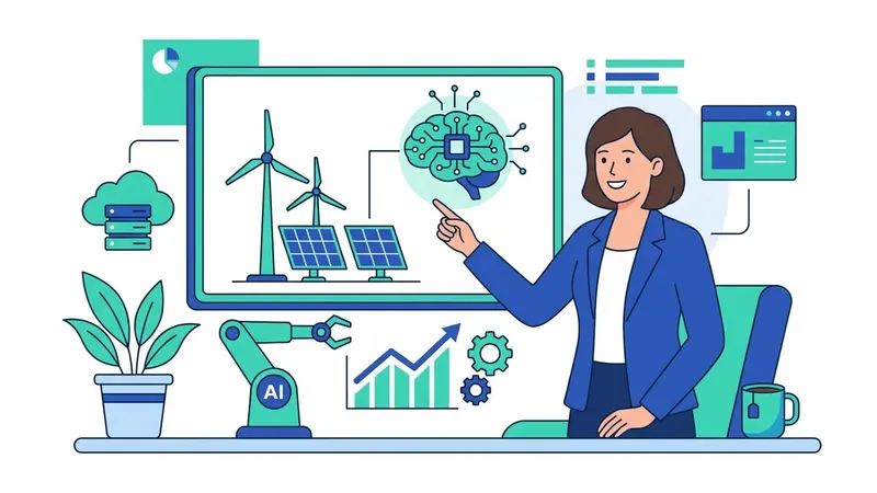 Tim AI dan energi terbarukan berkolaborasi dengan data
