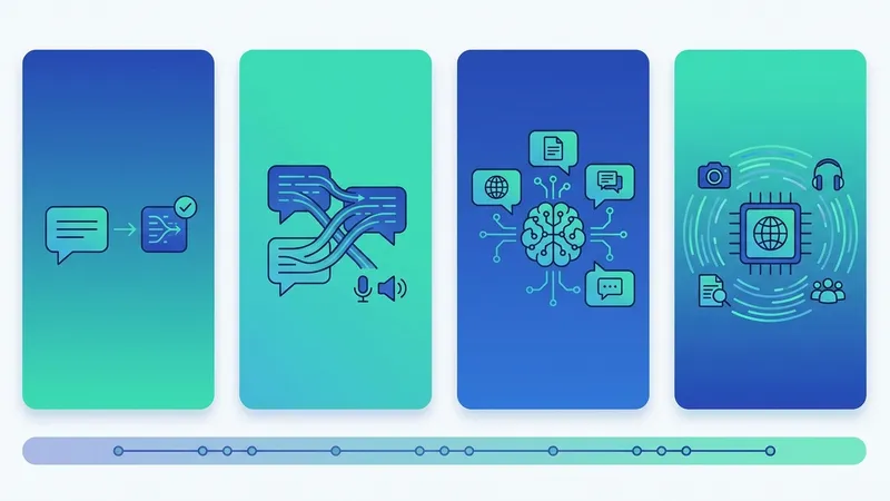 Seorang pengguna menggunakan aplikasi AI untuk translate di smartphone