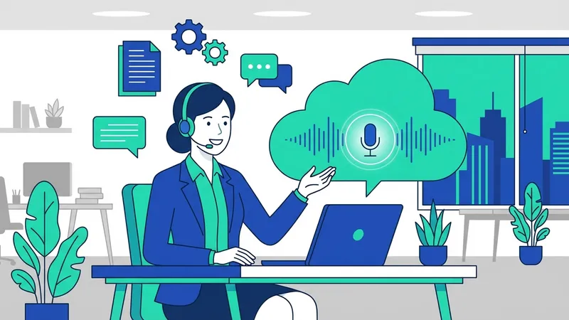 Masa depan AI voice generator, dengan berbagai perangkat pintar yang terhubung