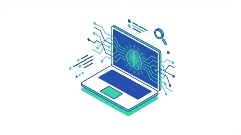 ai web - ilustrasi konsep utama