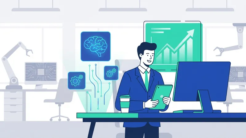 Ilustrasi tantangan dan etika AI, seperti bias, privasi, dan dampak sosial