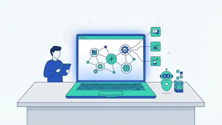 artificial intelligence contoh - ilustrasi konsep utama