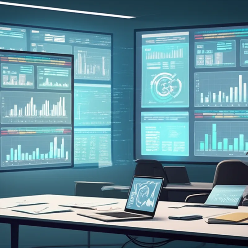 Dashboard automation untuk reporting menampilkan visualisasi data bisnis real-time dengan grafik penjualan dan KPI otomatis