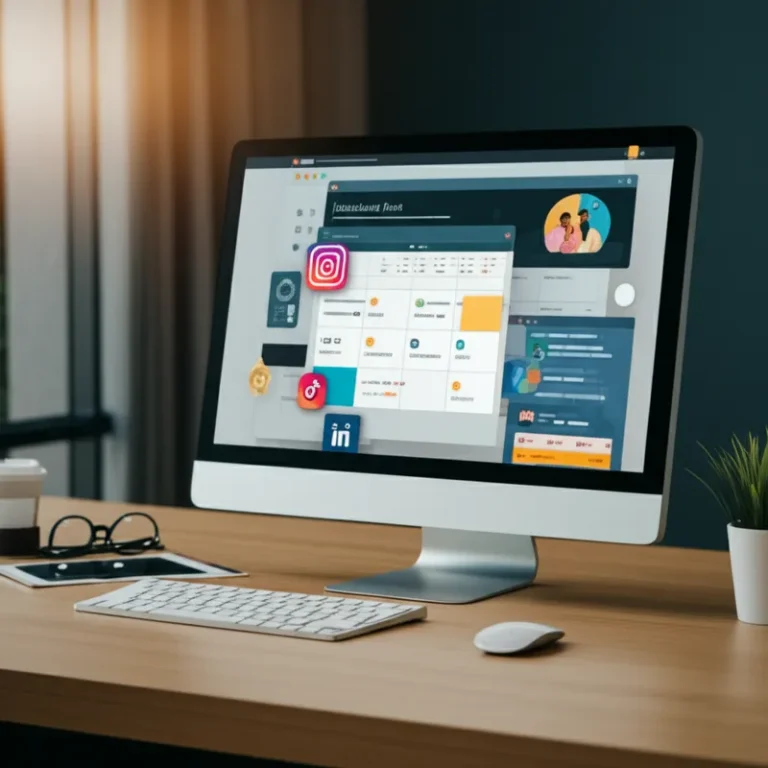 Automation untuk social media - scheduling dan content AI