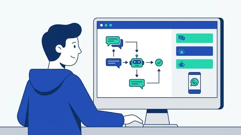 Perencanaan alur percakapan chatbot WhatsApp