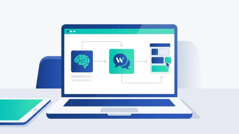 cara membuat ai chatbot whatsapp tanpa coding - ilustrasi konsep utama