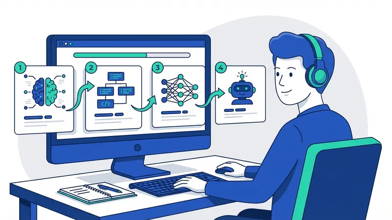 Diagram alur kerja pengembangan model AI