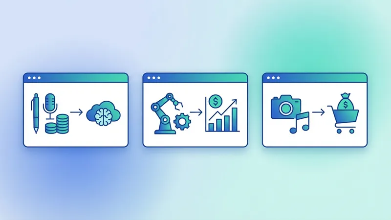 Orang-orang berdiskusi tentang peluang bisnis AI