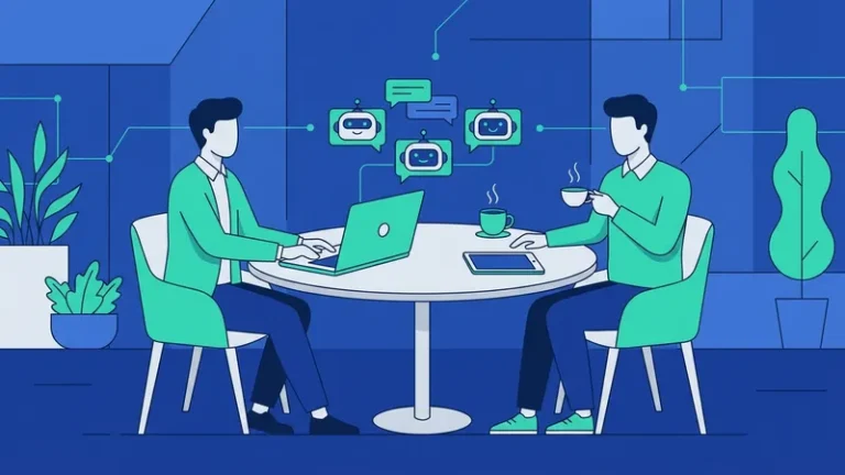 chai chat with ai friends - ilustrasi konsep utama
