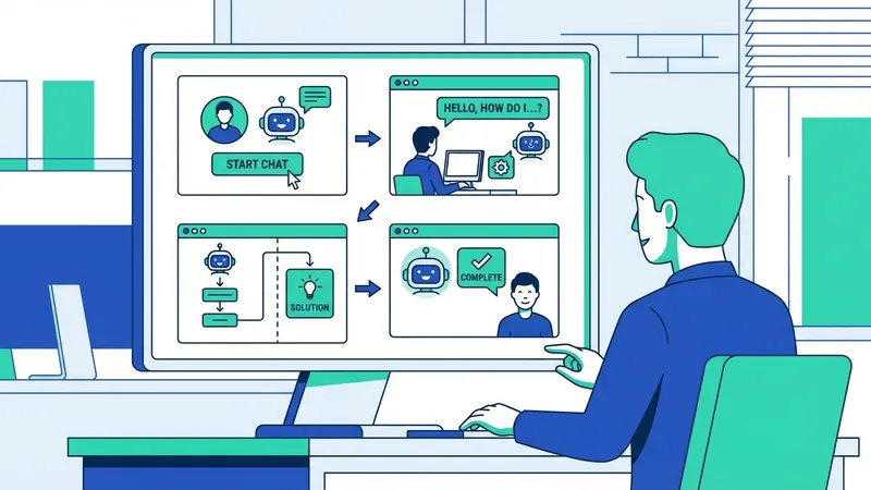 Tim bisnis menganalisis data dari interaksi chatbot WhatsApp