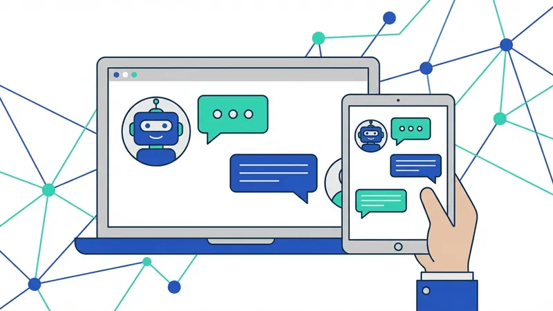 chatbot - ilustrasi konsep utama