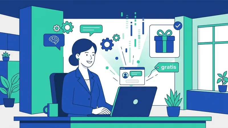 Seorang tim bisnis berdiskusi tentang strategi AI menggunakan data dari AI tools gratis