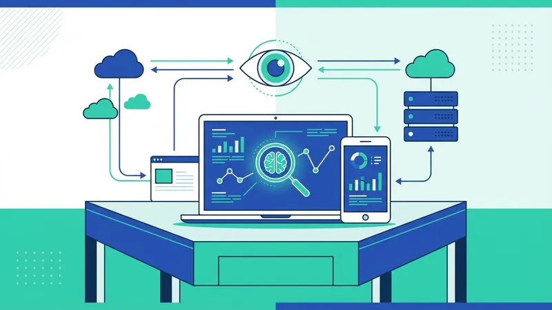 DeepSeek AI logo dengan latar belakang abstrak teknologi