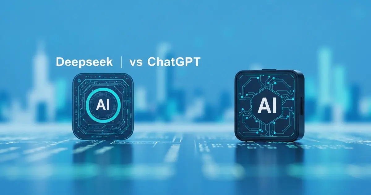 Ilustrasi perbandingan Grok, ChatGPT, dan DeepSeek untuk memilih alat AI