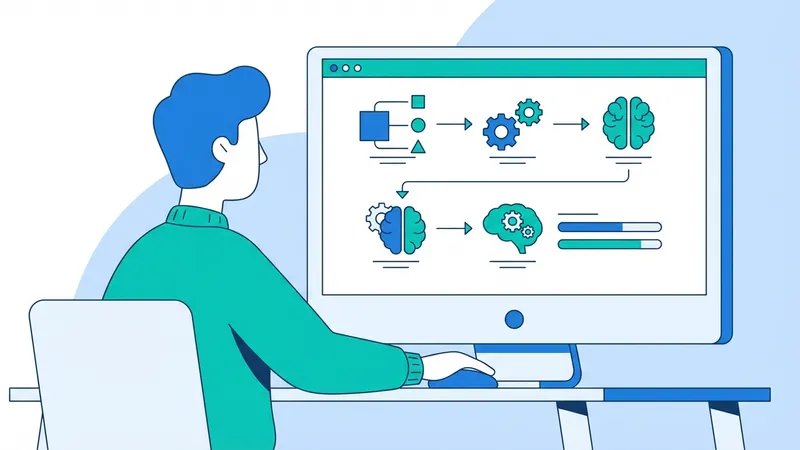 Diagram alir proses kerja AI dalam mengolah data dan menghasilkan output