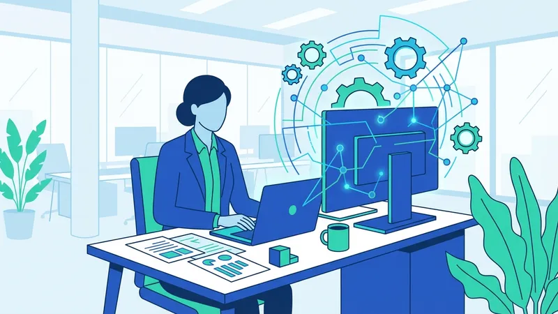 Tim bisnis berkolaborasi menggunakan Gamma AI