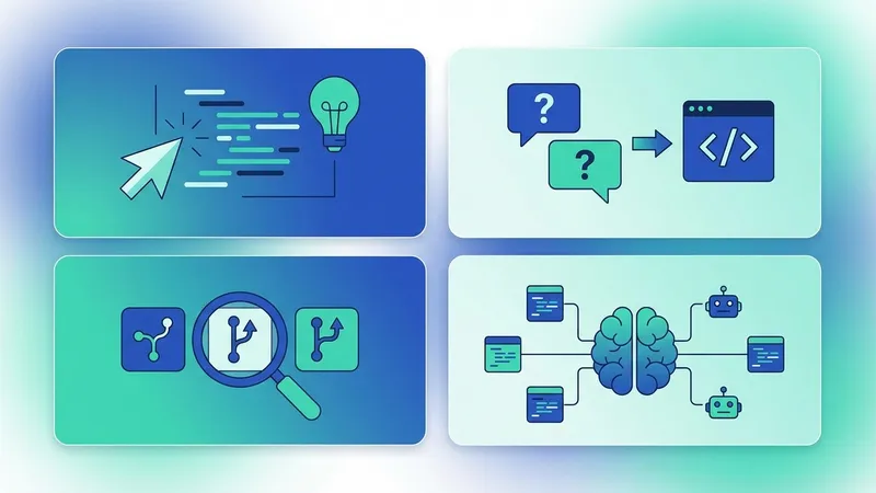 Developer bekerja dengan GitHub Copilot di lingkungan tim