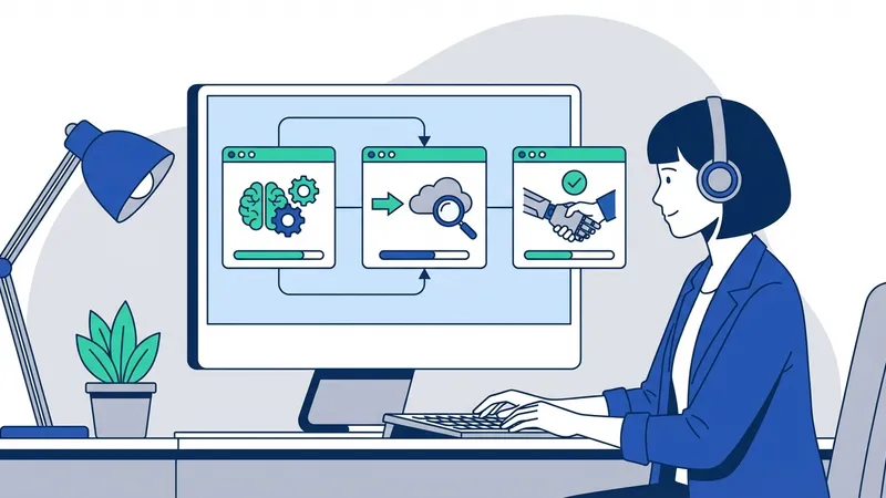 Diagram alur tahapan implementasi AI dari perencanaan hingga deployment