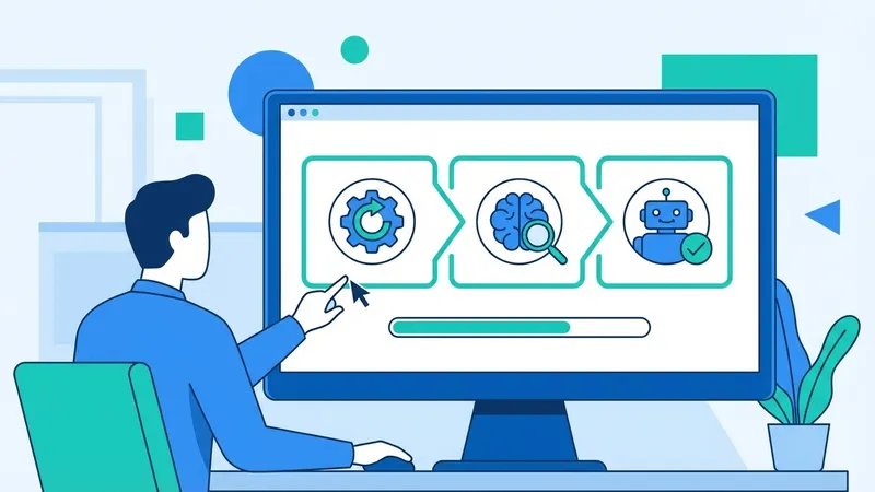 Ilustrasi konsep Machine Learning dengan data dan algoritma
