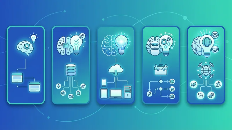 Aplikasi AI dalam kehidupan sehari-hari, seperti mobil otonom dan asisten virtual