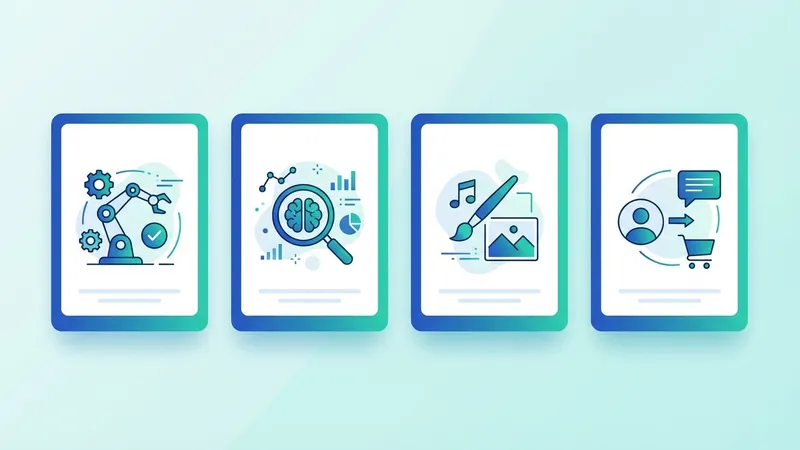 Ilustrasi orang menggunakan smartphone dengan asisten virtual AI, menunjukkan AI dalam kehidupan sehari-hari