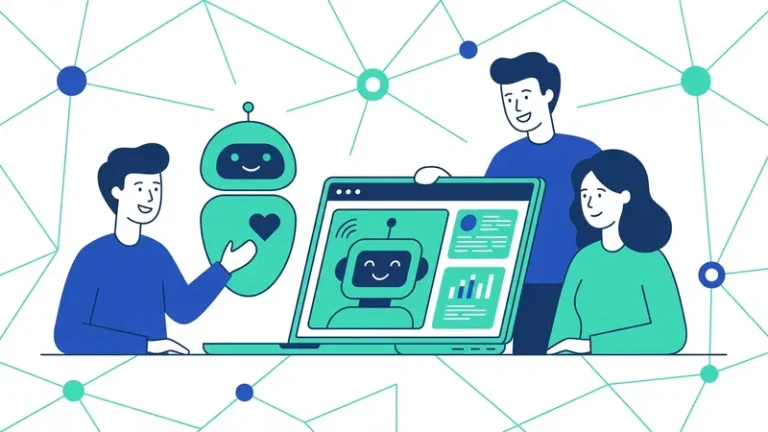 lovable ai - ilustrasi konsep utama