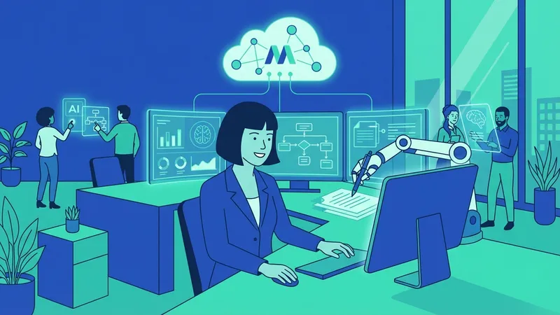 Tangan manusia mengendalikan robot, melambangkan kontrol dan etika dalam AI