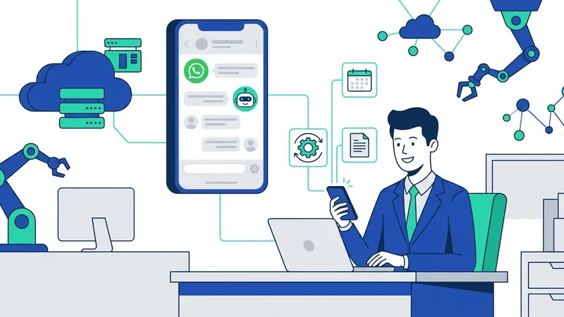 Proses pengembangan chatbot WhatsApp dengan kode