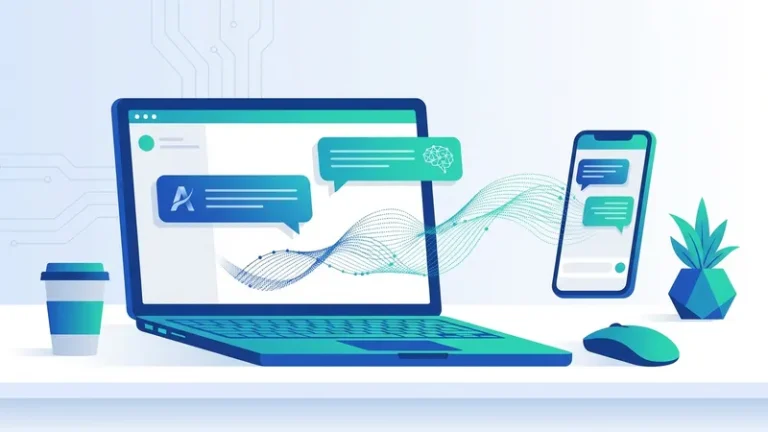 open ai chat - ilustrasi konsep utama