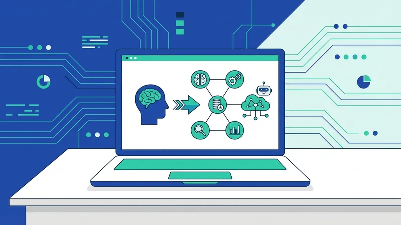 Ilustrasi otak robot yang memancarkan cahaya digital, melambangkan pengertian artificial intelligence dan kecerdasan buatan